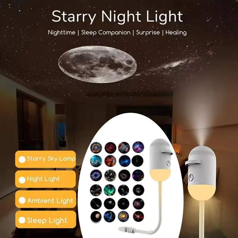 2 In 1 USB Mini Galaxy Star Projector Night Light With Film Starry Sky Ambient Light For Car Home Decoration For Adults And Kids
2 In 1 USB Mini Galaxy Star Projector Night Light With Film Starry Sky Ambient Light For Car Home Decoration For Adults And Kids