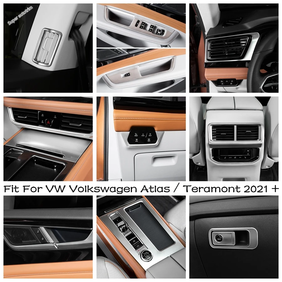 Silver Air AC Vent Outlet / Head Lights Lamp Switch Button Cover Trim For VW Volkswagen Atlas / Teramont 2021 2022 Interior Part
Silver Air AC Vent Outlet / Head Lights Lamp Switch Button Cover Trim For VW Volkswagen Atlas / Teramont 2021 2022 Interior Part