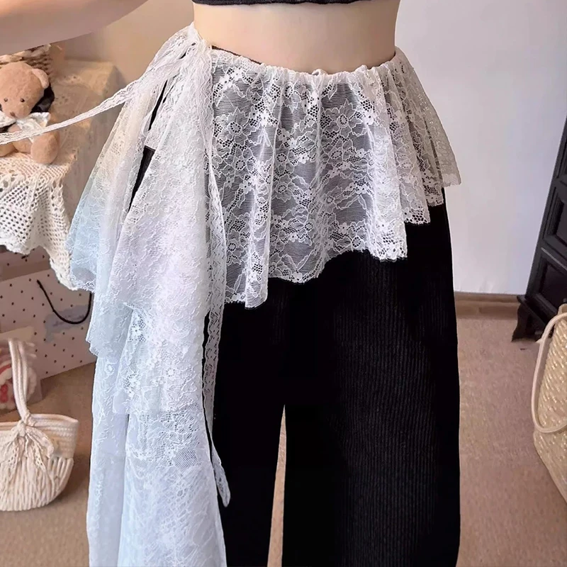 Irregular Lace Waistband Women's Y2K Belt Sweet Punk Waist Scarf Wrap Fringe for Women Girls Streetwear Belts Jeans Accessory
Irregular Lace Waistband Women's Y2K Belt Sweet Punk Waist Scarf Wrap Fringe for Women Girls Streetwear Belts Jeans Accessory