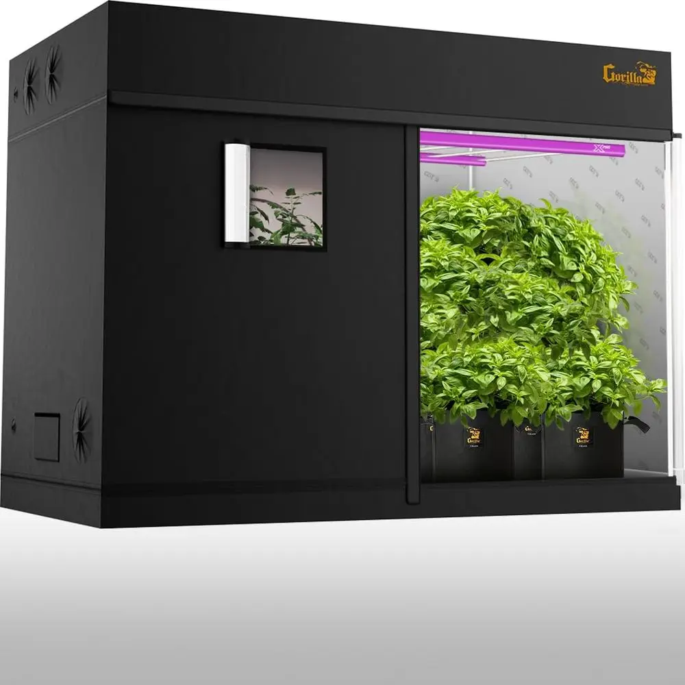 Pro 5 x 9 x 611 to 711 w Included Extension Kit Tallest Premium Indoor Grow Tent, Thickest amp Most Durable Gorilla Canvas, Str
Pro 5 x 9 x 611 to 711 w Included Extension Kit Tallest Premium Indoor Grow Tent, Thickest amp Most Durable Gorilla Canvas, Str