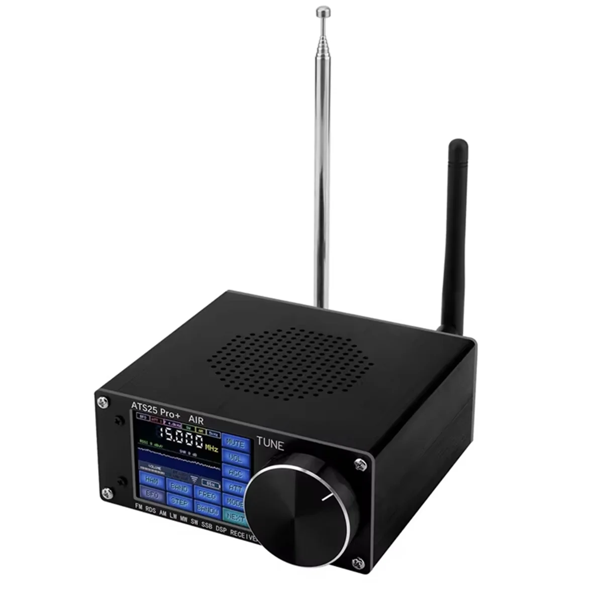 ATS25 Pro+ поддерживает Bluetooth Wi-Fi AIR Band FM SW SSB MW LW AIR SDR Приемник авиационного диапазона Прошивка 4.2 SI5351-Cabe
ATS25 Pro+ поддерживает Bluetooth Wi-Fi AIR Band FM SW SSB MW LW AIR SDR Приемник авиационного диапазона Прошивка 4.2 SI5351-Cabe