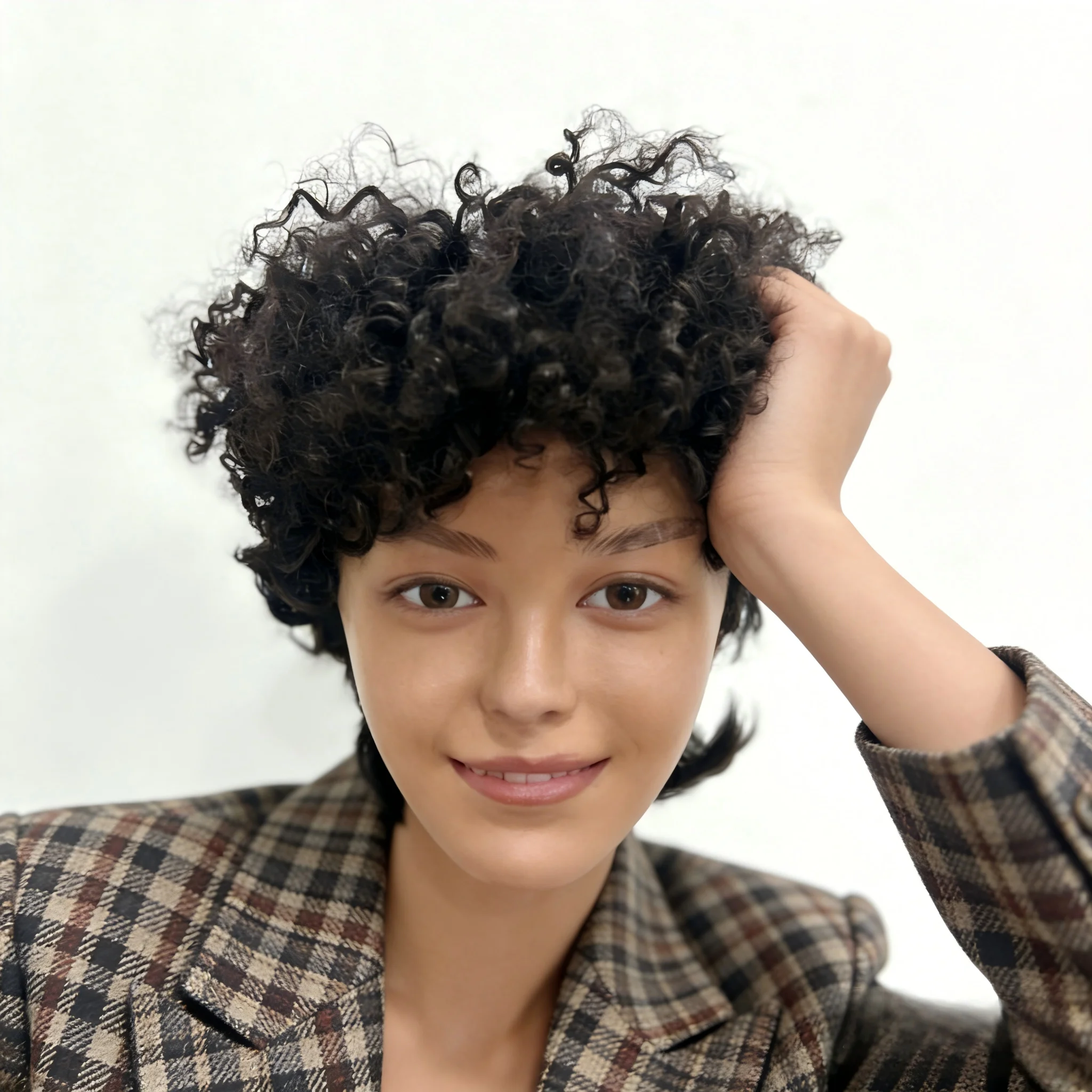 6inch Black Fully Mechanized Curly Synthetic Wig 180% High Density Easy-To-Wear for Beginners Women's Halloween Christmas Cosplay Party Style
6inch Black Fully Mechanized Curly Synthetic Wig 180% High Density Easy-To-Wear for Beginners Women's Halloween Christmas Cosplay Party Style