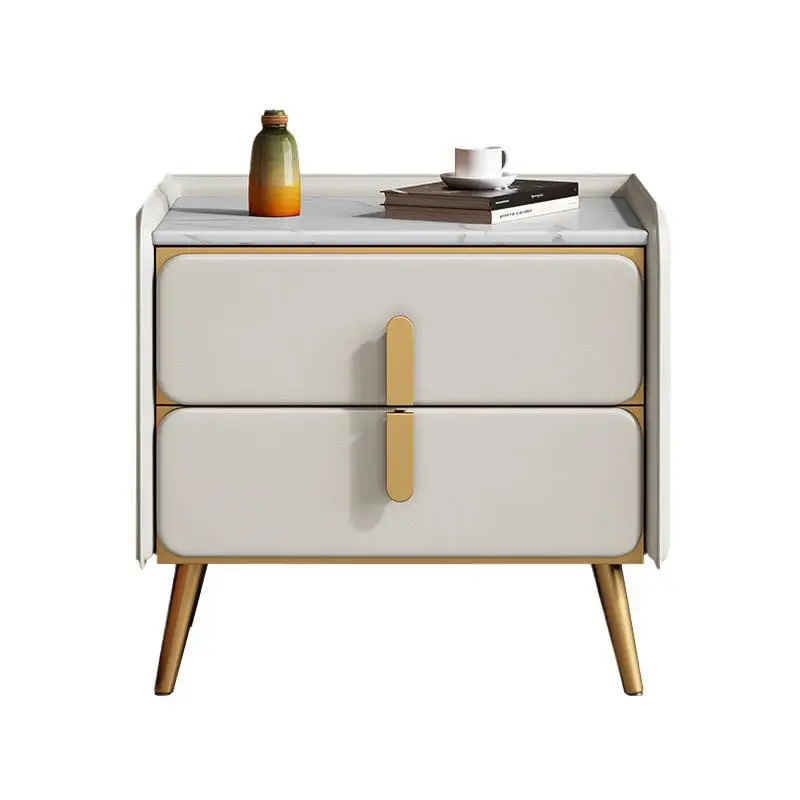 Light luxury high-end bedroom simple modern bedside home rock slab small bedside storage cabinet
Light luxury high-end bedroom simple modern bedside home rock slab small bedside storage cabinet