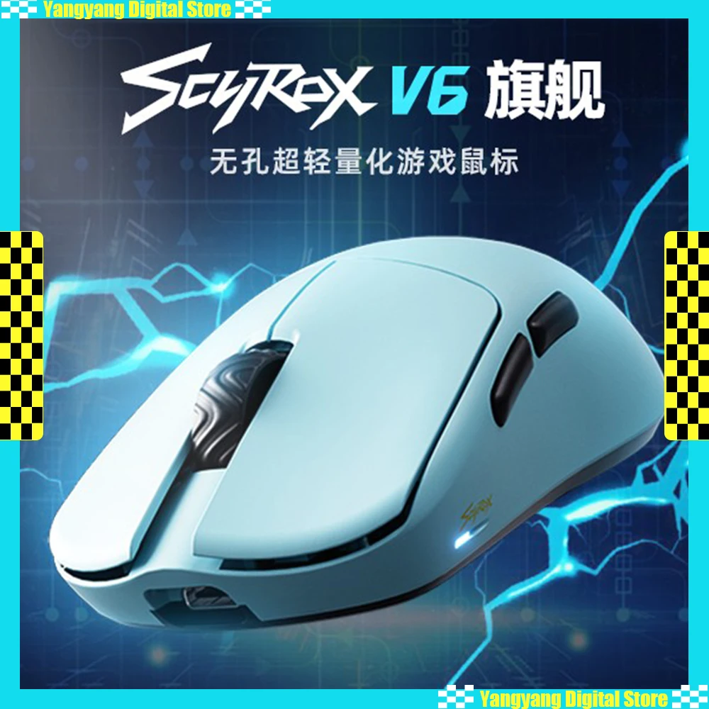 SCYROX V6 Wireless Mouse PAW3950 Sensor 2.4G 30000DPI Dual Mode Customized E-Sports Gaming Mouse PC Gamer Accessories Gifts
SCYROX V6 Wireless Mouse PAW3950 Sensor 2.4G 30000DPI Dual Mode Customized E-Sports Gaming Mouse PC Gamer Accessories Gifts