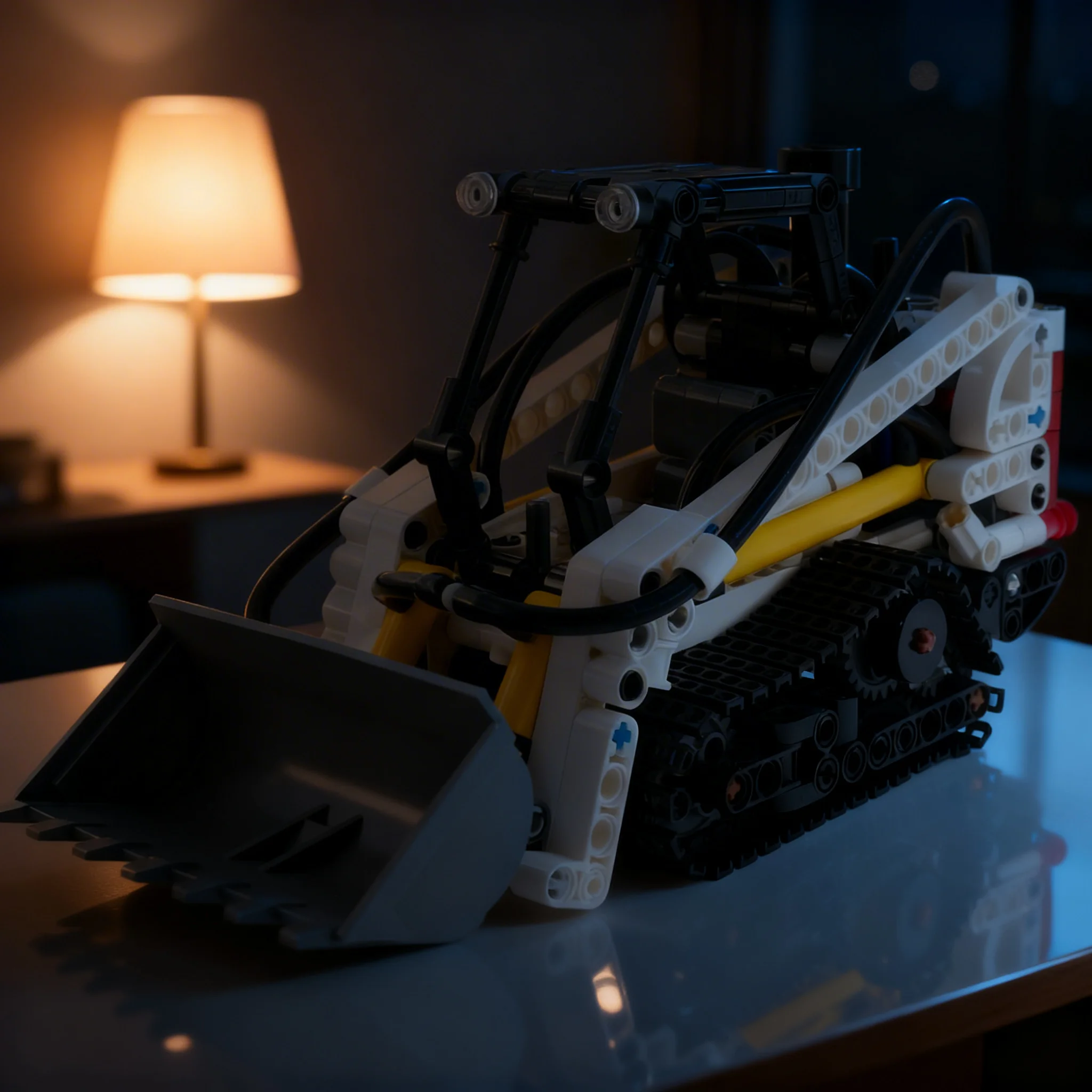 NEW 427PCS MOC Technology Compact Track Loader Pneumatic Model DIY Creative Building Blocks Display Birthday Gift Collectible
NEW 427PCS MOC Technology Compact Track Loader Pneumatic Model DIY Creative Building Blocks Display Birthday Gift Collectible