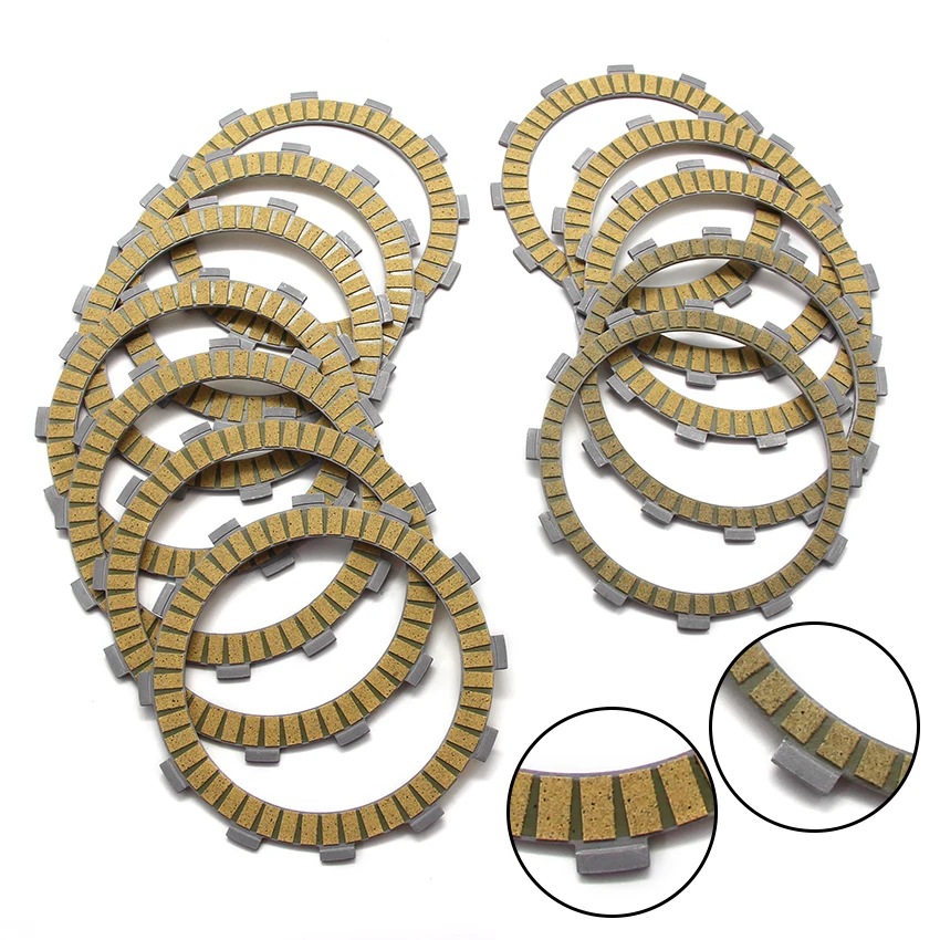For Kawasaki ZX1200 Ninja ZX-12R 2001 2002 2003 2004 2005 2006 13088-1131 10 13088-1140 2 Motorcycle Friction Clutch Plates
For Kawasaki ZX1200 Ninja ZX-12R 2001 2002 2003 2004 2005 2006 13088-1131 10 13088-1140 2 Motorcycle Friction Clutch Plates