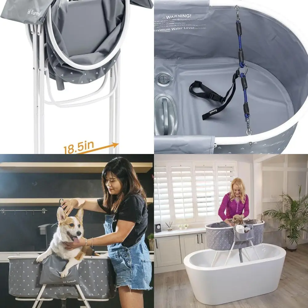 Ванночка и мытье для собак Furesh Little Dipper для купания, душа и ухода за волосами, повышенная складная и портативная, для использования в помещении и в помещении
Ванночка и мытье для собак Furesh Little Dipper для купания, душа и ухода за волосами, повышенная складная и портативная, для использования в помещении и в помещении
