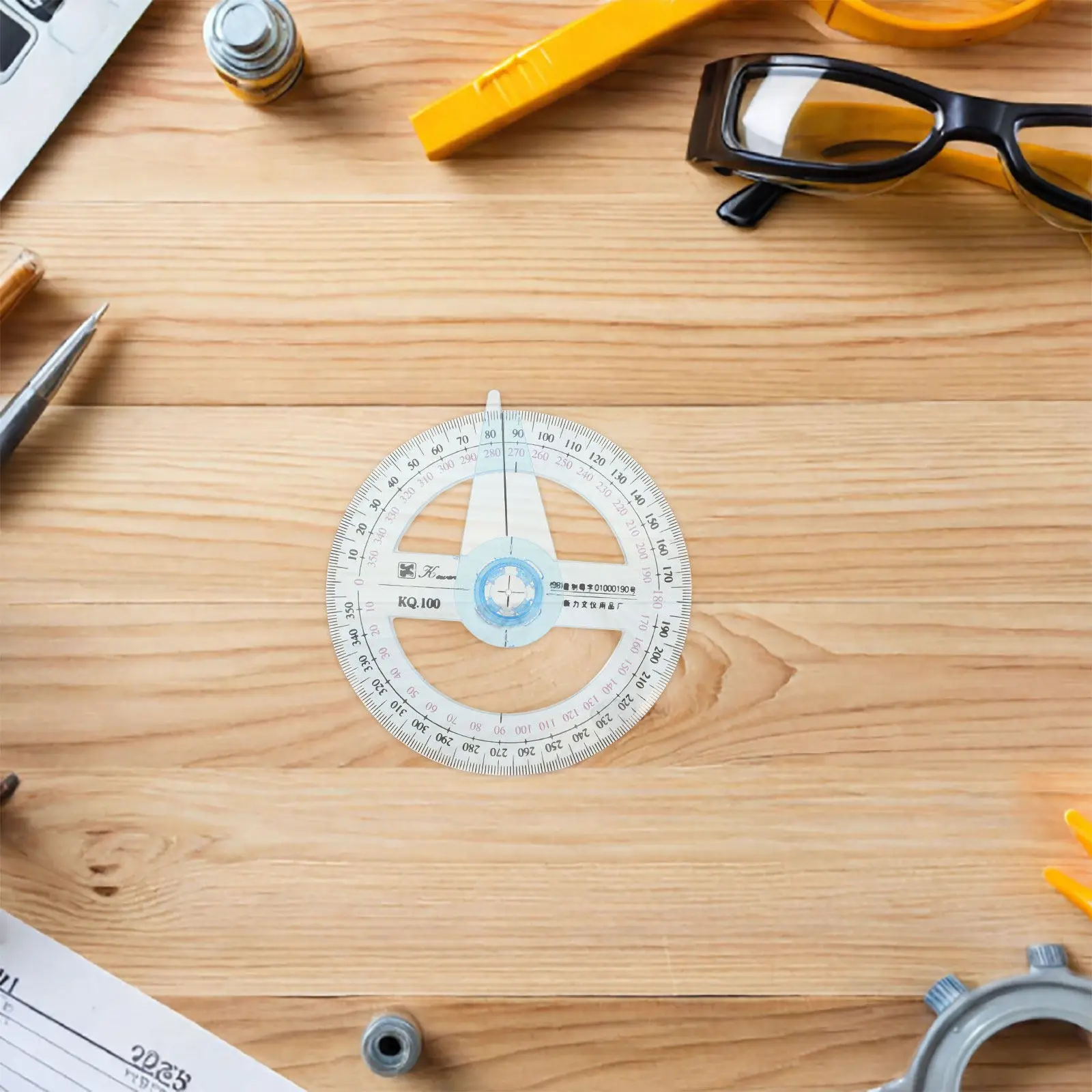 5Pcs 360 Degree Protractor Plastic Circular Precision Ruler for Geometry Drafting Engineering Classroom Office Measurement Tools
5Pcs 360 Degree Protractor Plastic Circular Precision Ruler for Geometry Drafting Engineering Classroom Office Measurement Tools