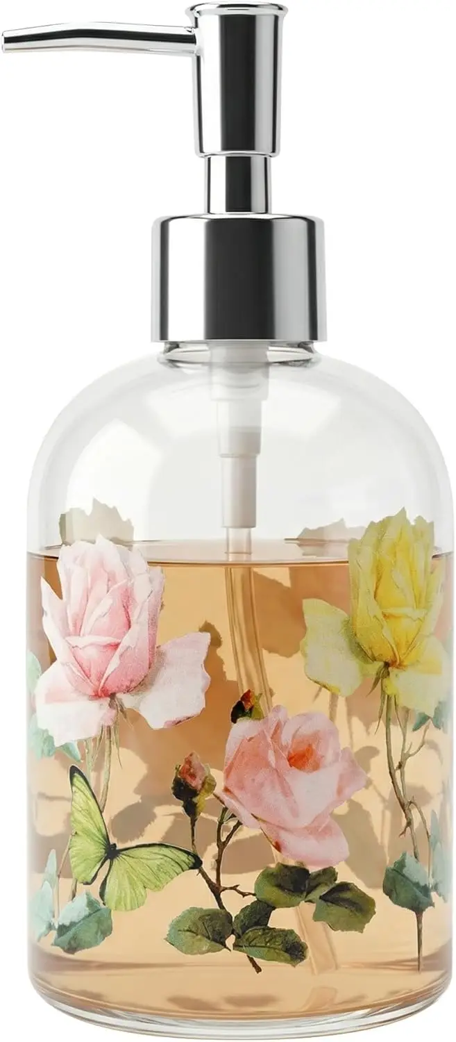 17 oz Glass Soap Dispenser Pump, Refillable Liquid Hand Soap Bottle for Bathroom Kitchen
17 oz Glass Soap Dispenser Pump, Refillable Liquid Hand Soap Bottle for Bathroom Kitchen