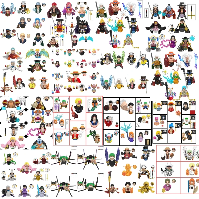 Hot Sale Japan Anime Bricks Compatible Puzzle Assemble Model Toys Children Gifts Building Blocks Luffy Zorro Sanji Ace Marco
Hot Sale Japan Anime Bricks Compatible Puzzle Assemble Model Toys Children Gifts Building Blocks Luffy Zorro Sanji Ace Marco