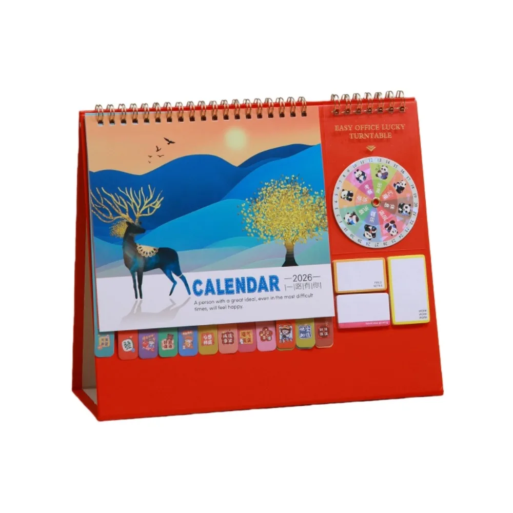 Chinese New Year Style 2026 Desk Calendar Month Date Display with Notes Monthly Planner Coil Binding Cartoon Pony
Chinese New Year Style 2026 Desk Calendar Month Date Display with Notes Monthly Planner Coil Binding Cartoon Pony