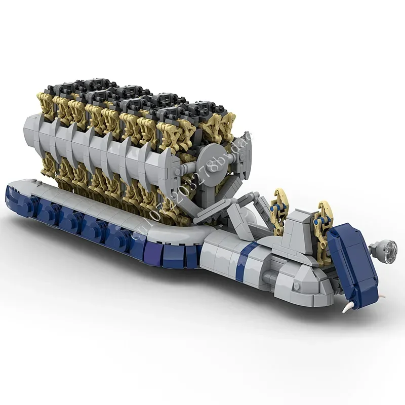 2149PCSClone Wars Platoon Attack Craft со стойкой для дроида, оружие космической войны MOC, космический корабль, боевая модель, строительный блок, модель игрушки в подарок
2149PCSClone Wars Platoon Attack Craft со стойкой для дроида, оружие космической войны MOC, космический корабль, боевая модель, строительный блок, модель игрушки в подарок
