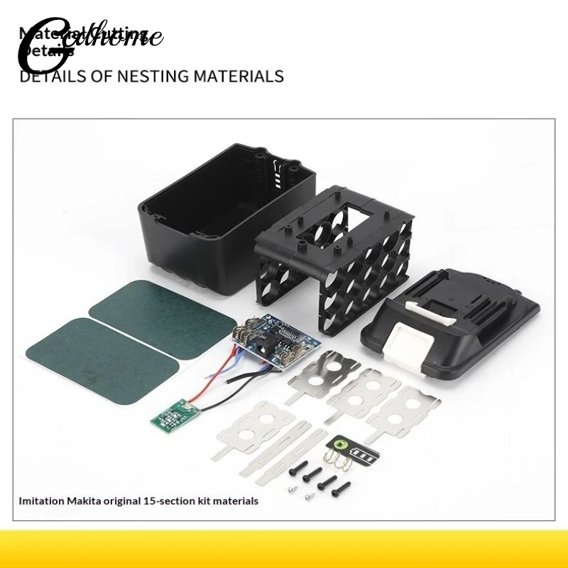 【Новинка】1 комплект для BL1840 BL1860 18 В, чехол для аккумулятора, защитная плата для зарядки аккумулятора, адаптер модуля аккумуляторной батареи
【Новинка】1 комплект для BL1840 BL1860 18 В, чехол для аккумулятора, защитная плата для зарядки аккумулятора, адаптер модуля аккумуляторной батареи