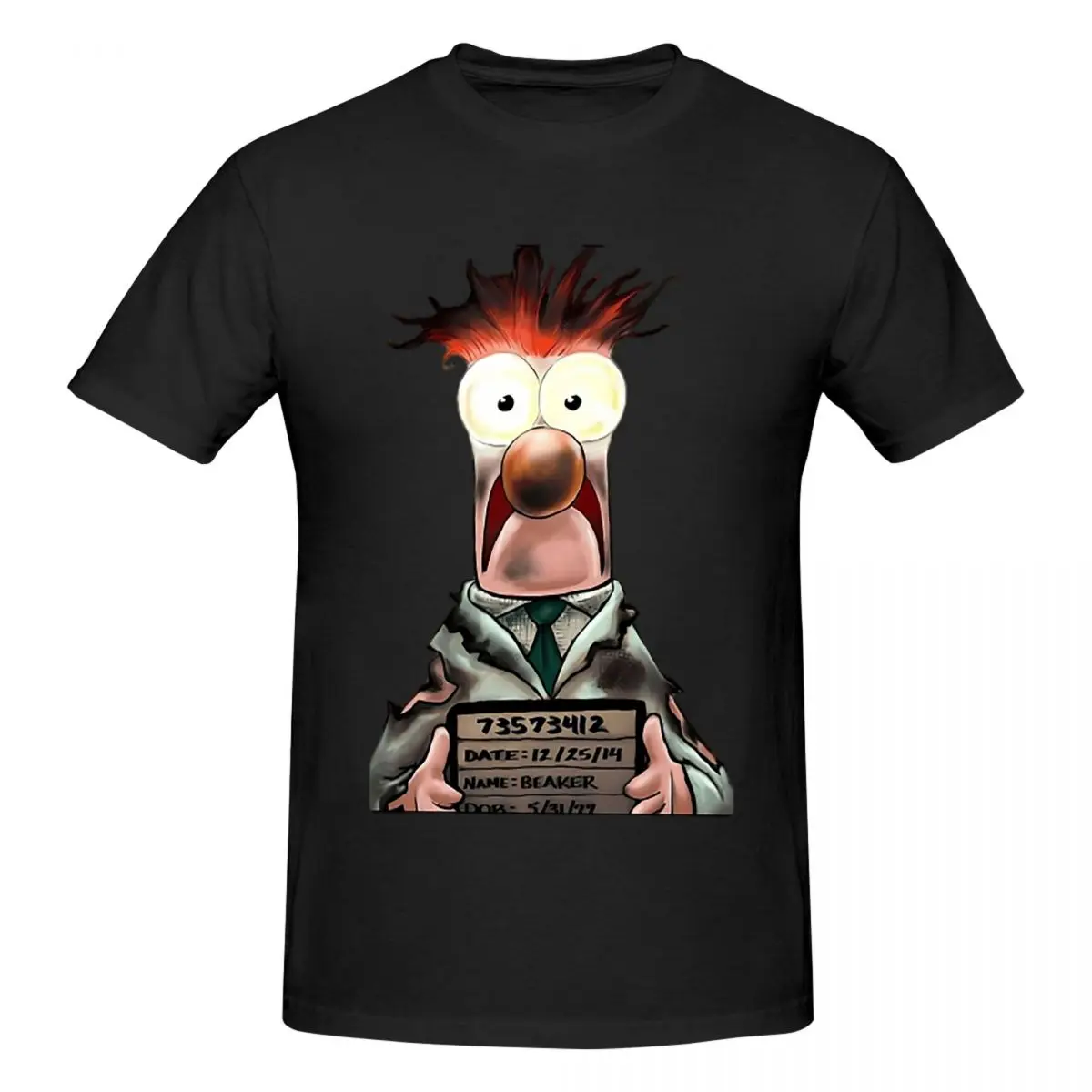 Футболка Beaker Muppets для мужчин, хлопковые футболки большого размера, мужская летняя одежда с короткими рукавами и круглым вырезом, топы S-6XL
Футболка Beaker Muppets для мужчин, хлопковые футболки большого размера, мужская летняя одежда с короткими рукавами и круглым вырезом, топы S-6XL