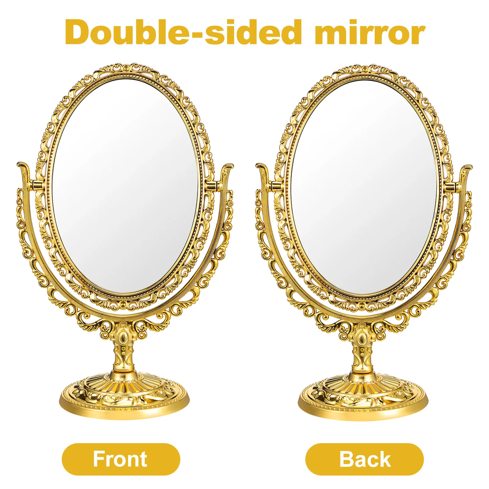 Makeup Mirror for Desktop Retro Vanity Mirrors Decorative Vintage Silver
Makeup Mirror for Desktop Retro Vanity Mirrors Decorative Vintage Silver