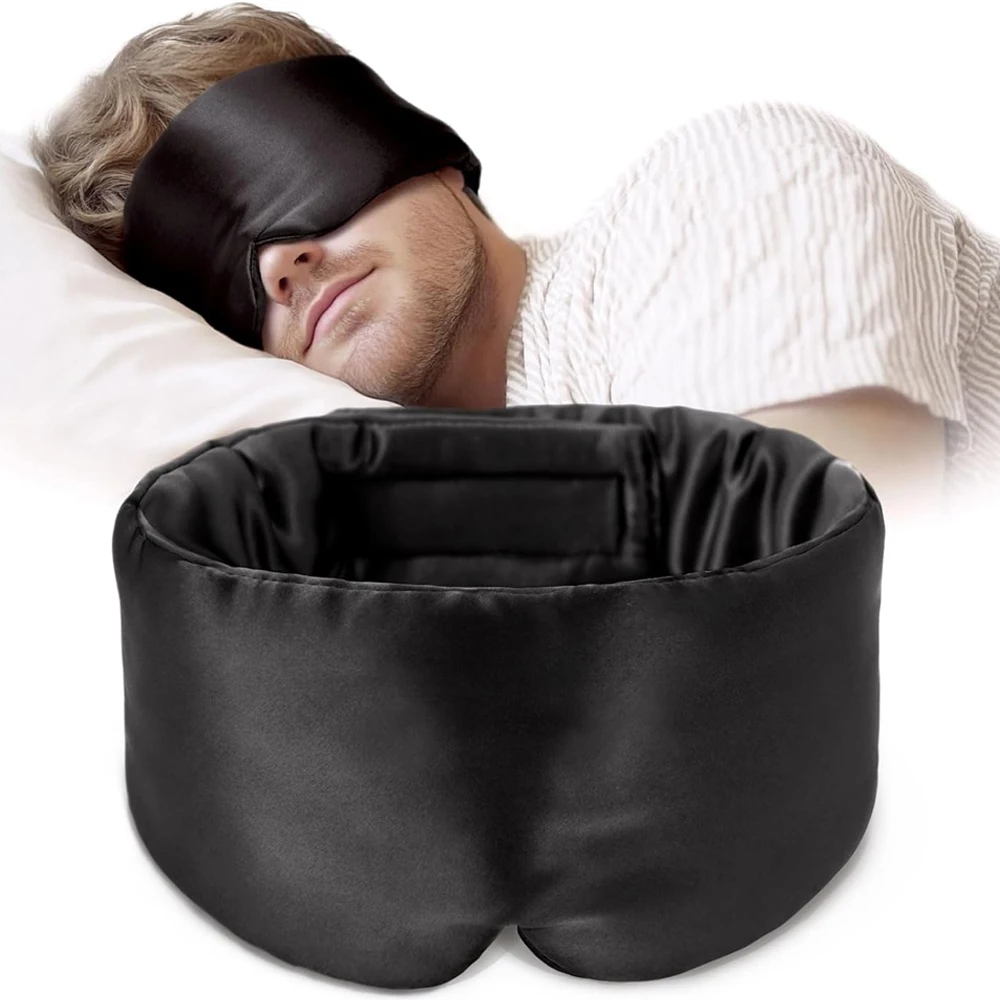 100% Mulberry Silk Sleeping Mask Eyepatch Blocking Light Eyemask Soft Padded Travel Sleeping Aid for Sleep Patch Slaapmasker
100% Mulberry Silk Sleeping Mask Eyepatch Blocking Light Eyemask Soft Padded Travel Sleeping Aid for Sleep Patch Slaapmasker