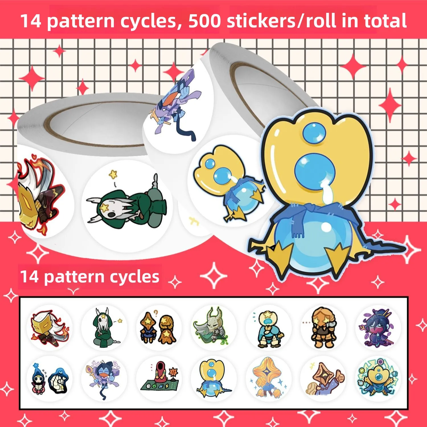 Slay the Spire Chibi Stickers 500 Pcs Cute Game Characters Decals for Planner Journal Scrapbooking Kawaii Gaming Merch
Slay the Spire Chibi Stickers 500 Pcs Cute Game Characters Decals for Planner Journal Scrapbooking Kawaii Gaming Merch