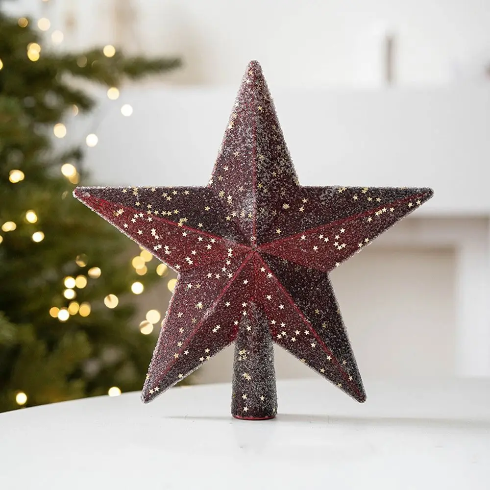 Retro Christmas Tree Topper Star Plastic Reusable Xmas Top Pentagram Ornament Glitter Christmas Tree Ornament Holiday Festive
Retro Christmas Tree Topper Star Plastic Reusable Xmas Top Pentagram Ornament Glitter Christmas Tree Ornament Holiday Festive