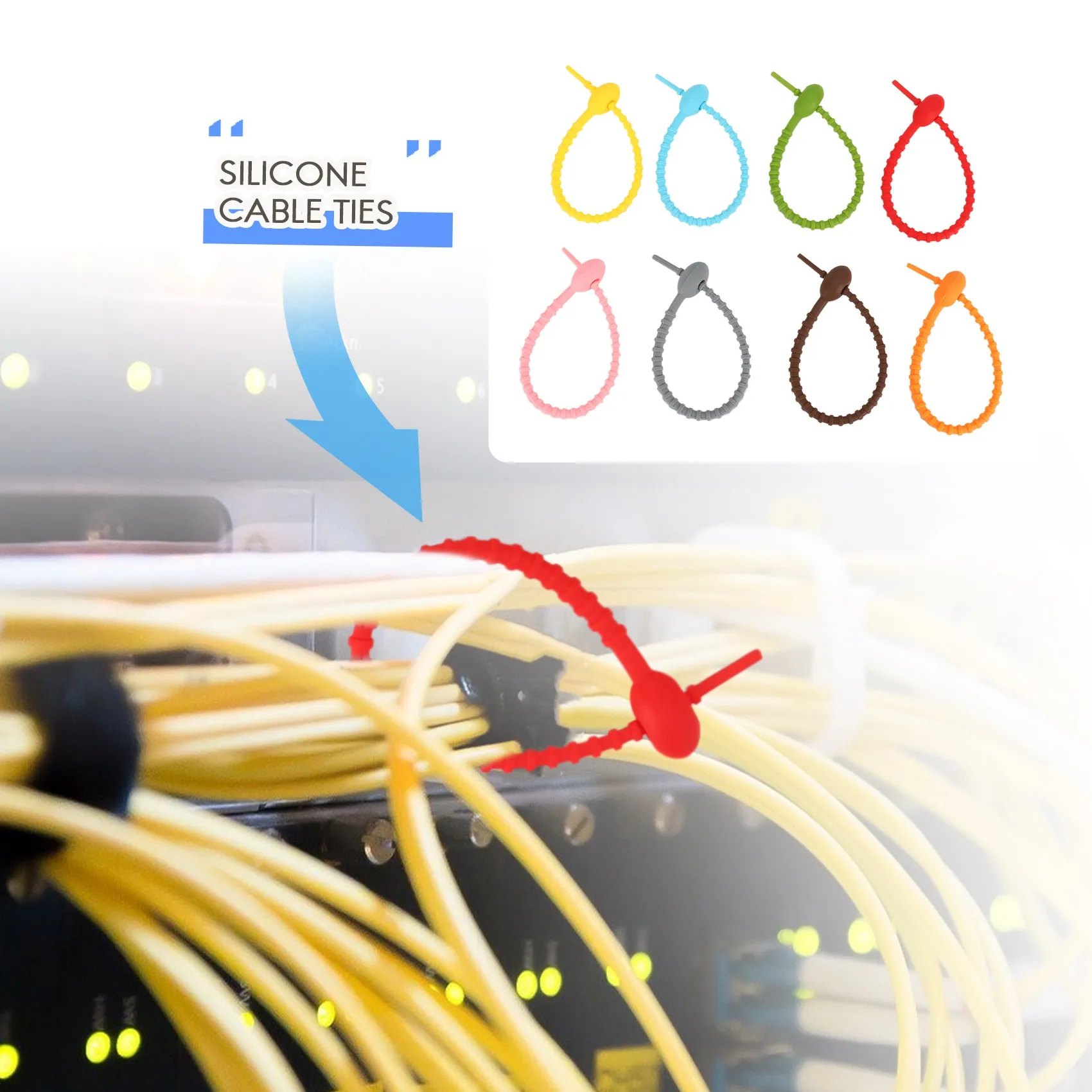 A76K 40 шт. красочные силиконовые стяжки, зажим для сумки, кабельные ремни, хлебная стяжка, многоразовая резиновая поворотная стяжка, универсальные силиконовые стяжки 
A76K 40 шт. красочные силиконовые стяжки, зажим для сумки, кабельные ремни, хлебная стяжка, многоразовая резиновая поворотная стяжка, универсальные силиконовые стяжки