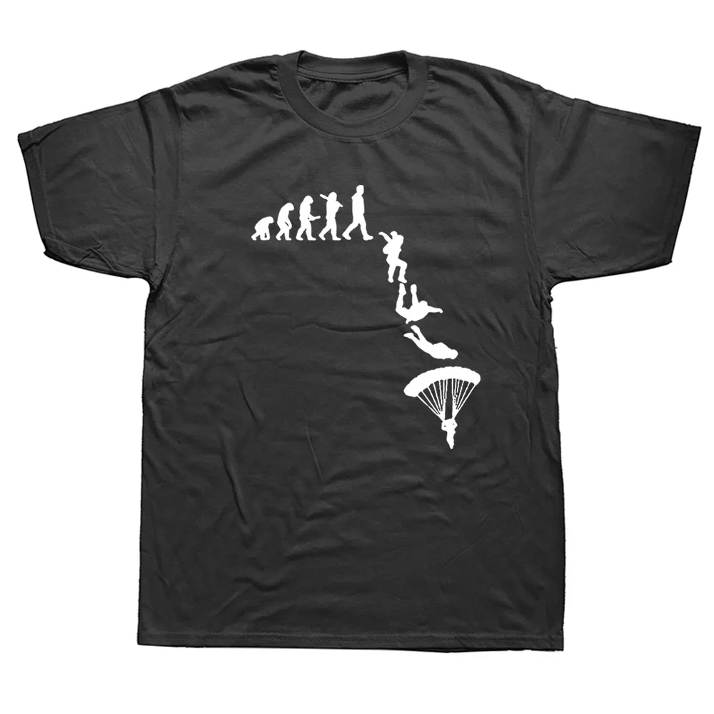 Evolution Skydiving Skydiver Paragliding T Shirts Graphic Streetwear Short Sleeve Harajuku T-shirt MensF
Evolution Skydiving Skydiver Paragliding T Shirts Graphic Streetwear Short Sleeve Harajuku T-shirt MensF