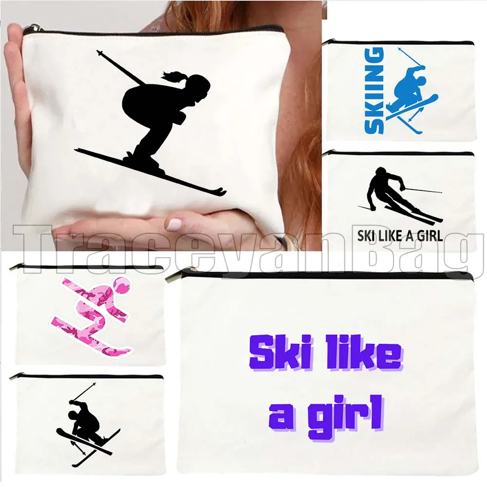 Colorful Ski Like A Girl Tote Bag Mountain Skiing Lover Snowboard Cute Ski Jumper Canvas Cosmetic Makeup Toilet Bag Case Pouch
Colorful Ski Like A Girl Tote Bag Mountain Skiing Lover Snowboard Cute Ski Jumper Canvas Cosmetic Makeup Toilet Bag Case Pouch