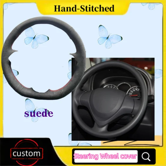 Custom Hand-stitched Suede Leather Anti-slip Steering Wheel Cover For Suzuki Jimny 2015-2018 Car Interior Accessories
Custom Hand-stitched Suede Leather Anti-slip Steering Wheel Cover For Suzuki Jimny 2015-2018 Car Interior Accessories