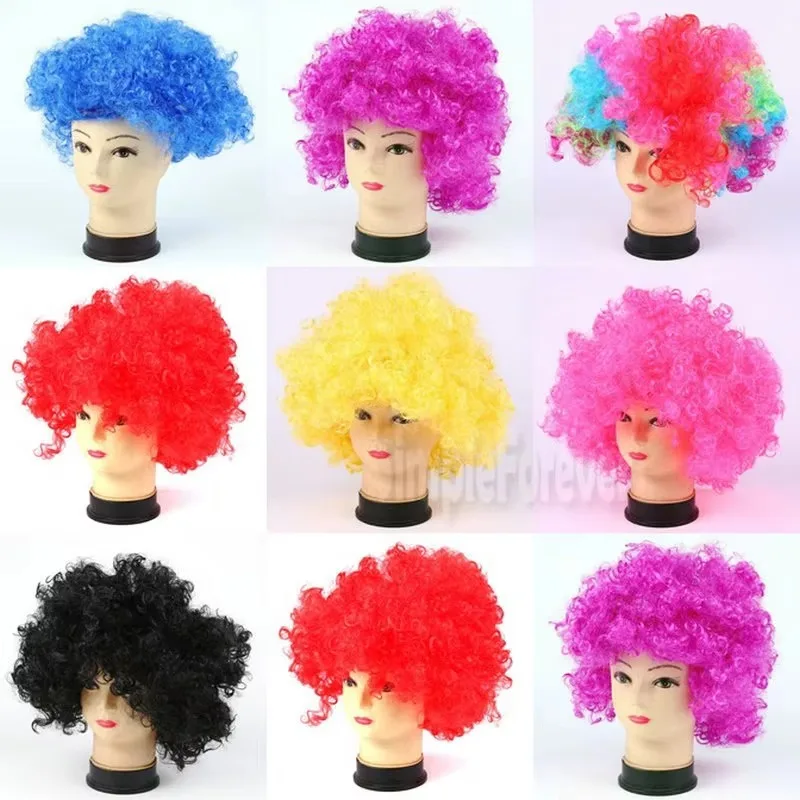Clown Fans Carnival Wig Cosplay Circus Funny Fancy Dress Stage Do Fun Joker Adult Child Costume Afro Curly Hair Wig Party Props
Clown Fans Carnival Wig Cosplay Circus Funny Fancy Dress Stage Do Fun Joker Adult Child Costume Afro Curly Hair Wig Party Props