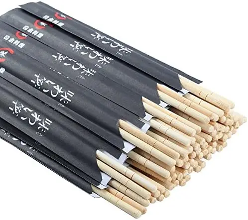 Disposable Chopsticks 100 Pack, 9 Inch Japanese Style Sushi Chopsticks with Sleeves for Restaurants and Events
Disposable Chopsticks 100 Pack, 9 Inch Japanese Style Sushi Chopsticks with Sleeves for Restaurants and Events