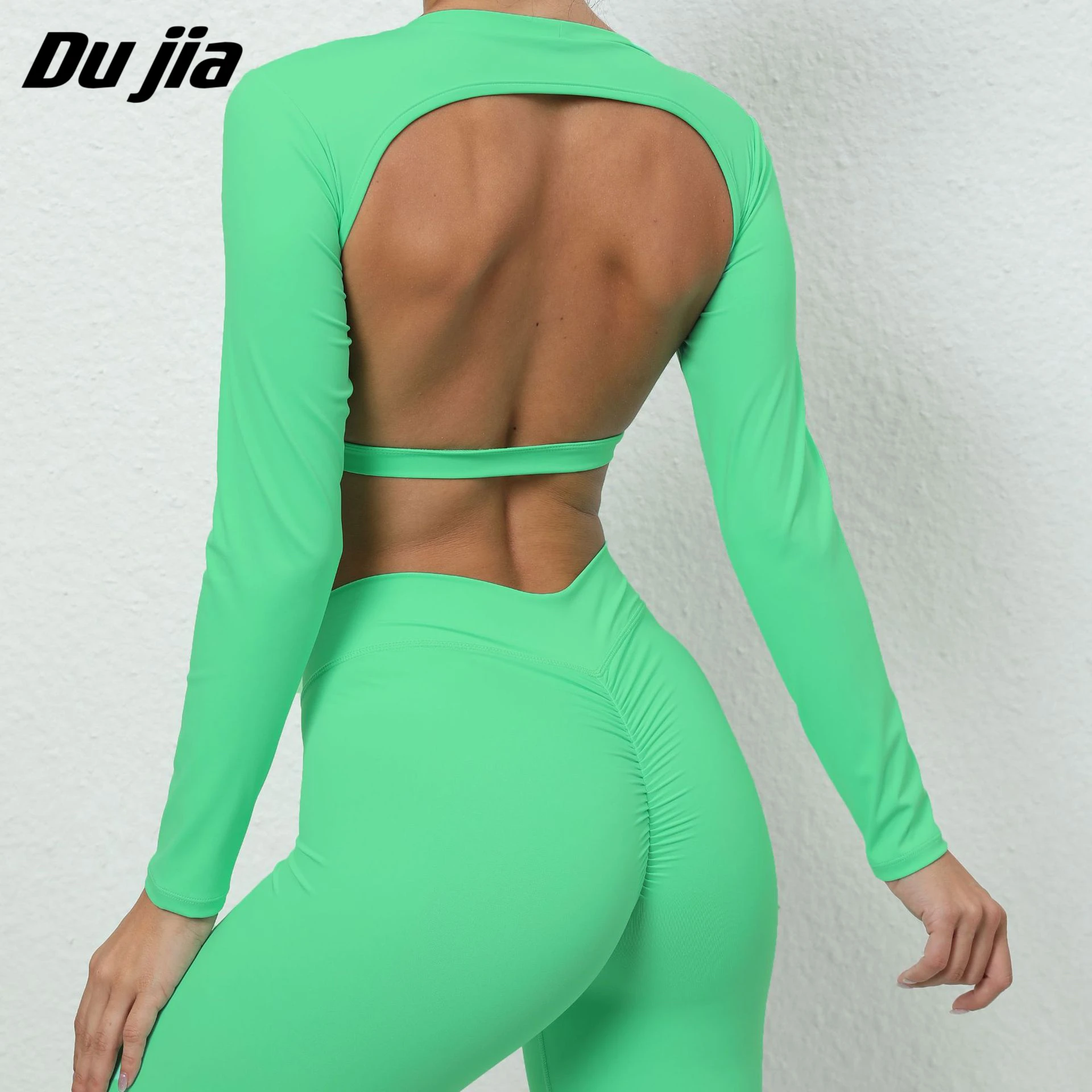 Quick-Dry Sports Fitness Yoga Shirt Open Back Athletic Top Long Sleeve Crop Gym Top Activewear Tops Workout Clothes For Women
Quick-Dry Sports Fitness Yoga Shirt Open Back Athletic Top Long Sleeve Crop Gym Top Activewear Tops Workout Clothes For Women