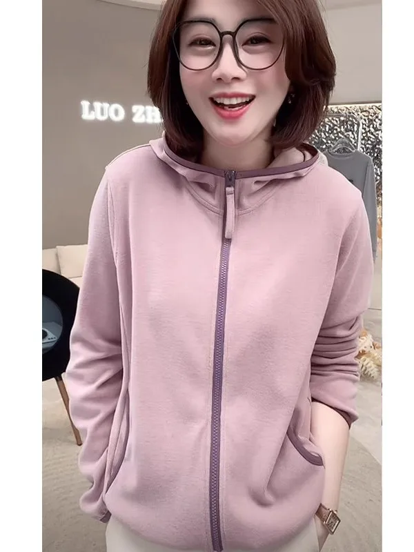 Comfortable Fashionable Loose Women's Hoodie Cardigan Autumn Season All-Match Slimming Casual Wear for All Body Types
Comfortable Fashionable Loose Women's Hoodie Cardigan Autumn Season All-Match Slimming Casual Wear for All Body Types