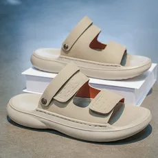 Casual Breathable Leather Men's Sandals Indoor Outdoor Beach Shoes Fashionable Slip-On Slippers for Young Adults sandals
Casual Breathable Leather Men's Sandals Indoor Outdoor Beach Shoes Fashionable Slip-On Slippers for Young Adults sandals