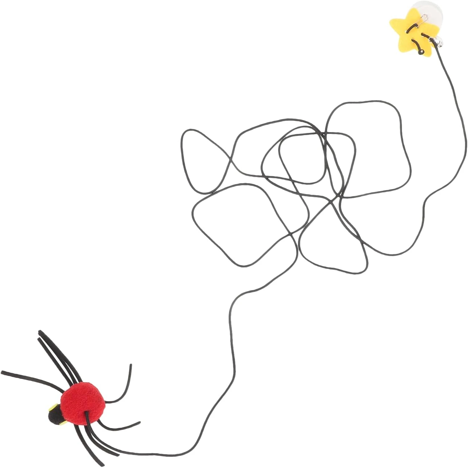 Hanging Door Cat Toy Interactive Door Elastic Cord Toy Kitten Bouncing Plush Spider Toy Indoor Pet Supplies - Red
Hanging Door Cat Toy Interactive Door Elastic Cord Toy Kitten Bouncing Plush Spider Toy Indoor Pet Supplies - Red