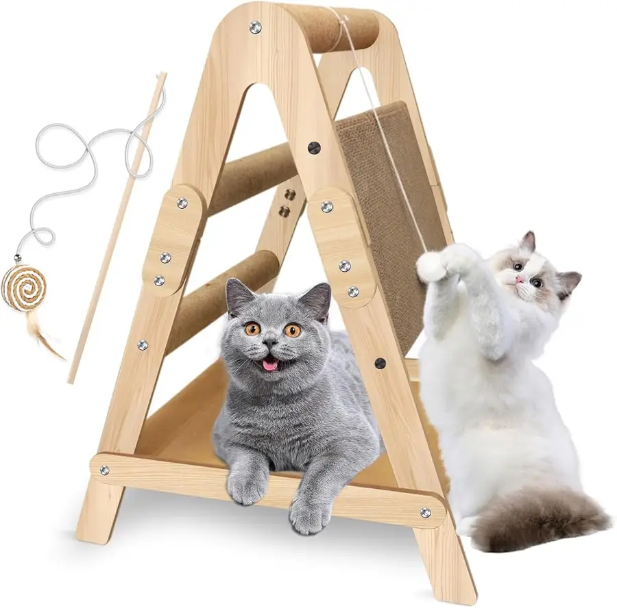 Cats Scratching Pads Cat Climbing Frame Multifunctional Kitten House Toys All-in-one Wooden Climbing Ladder Summer Kitty Litter
Cats Scratching Pads Cat Climbing Frame Multifunctional Kitten House Toys All-in-one Wooden Climbing Ladder Summer Kitty Litter