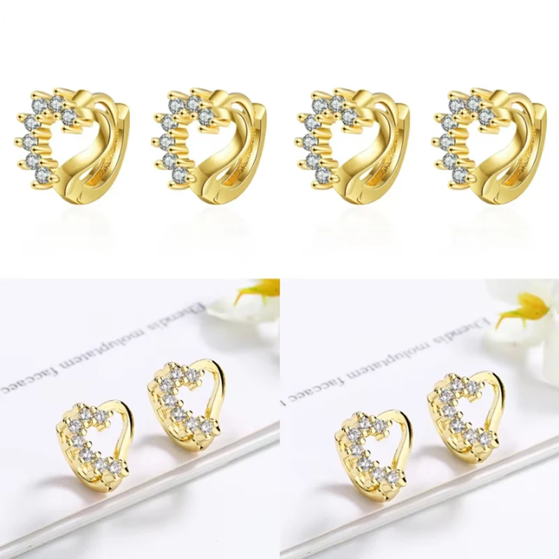 Anziw 2.0mm Moissanite Hollow-out Heart Hoop Earrings with Certified for Women Sparkling Dangle Earrings Jewelry 14K Gold Filled
Anziw 2.0mm Moissanite Hollow-out Heart Hoop Earrings with Certified for Women Sparkling Dangle Earrings Jewelry 14K Gold Filled