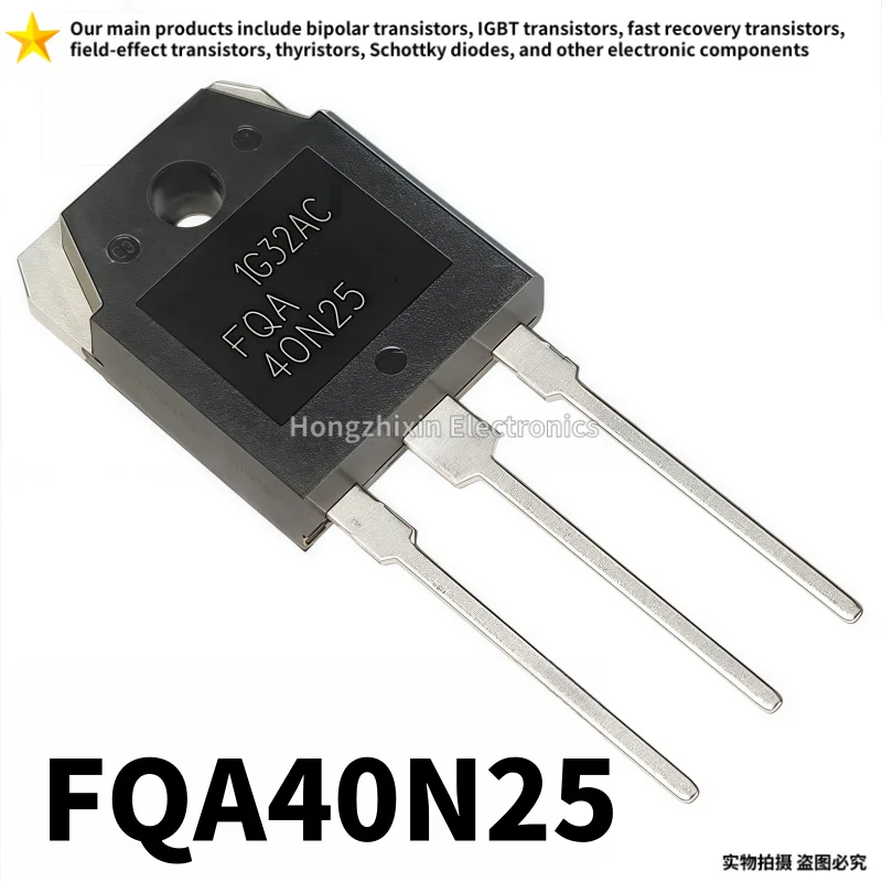 10PCS 100% quality FQA40N25 40N25 New stock TO-3P 250V 40A field-effect transistor
10PCS 100% quality FQA40N25 40N25 New stock TO-3P 250V 40A field-effect transistor
