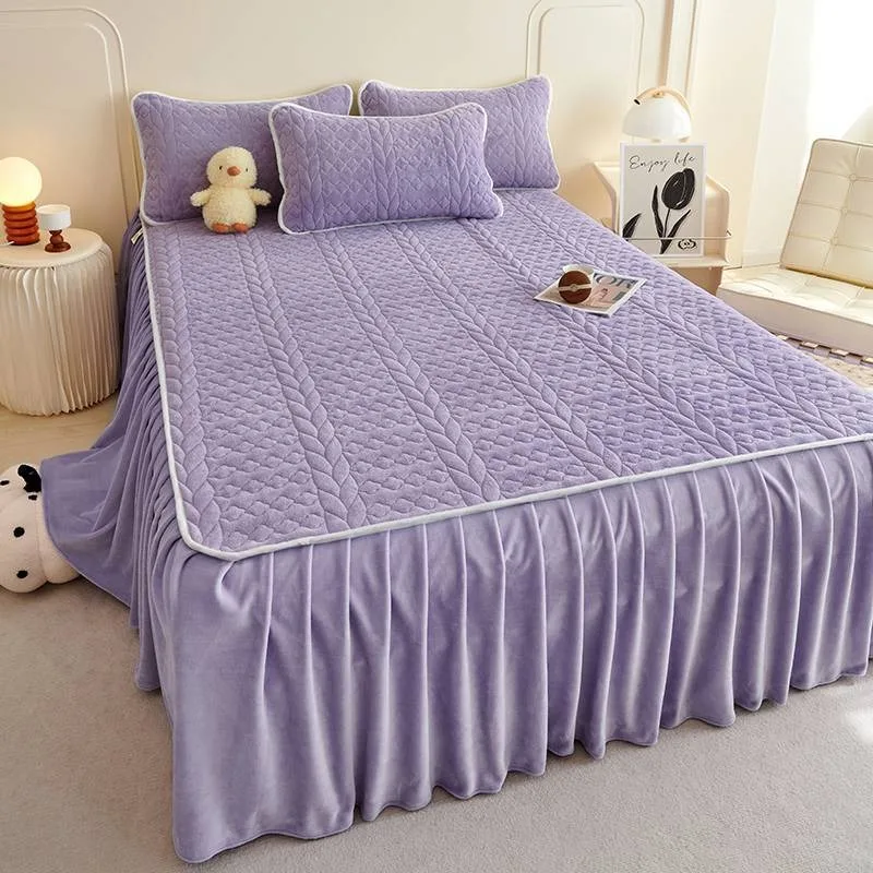 2025 Autumn and Winter New A-class Milk Velvet All Inclusive Bedsheet set with pillowcases soft fluffy beddingset King Full size
2025 Autumn and Winter New A-class Milk Velvet All Inclusive Bedsheet set with pillowcases soft fluffy beddingset King Full size