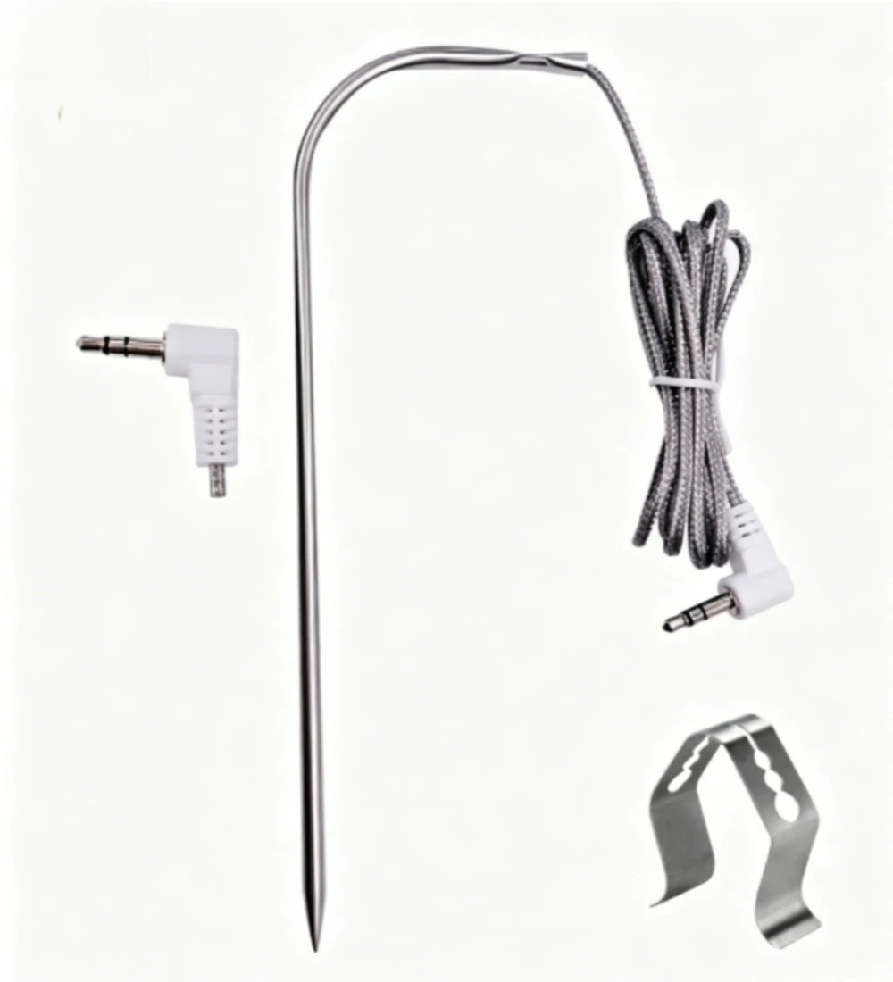Temperature Probe Sensor Set Meat Probe Thermocouple Food 3.5mm Headphone Plug PT1000
Temperature Probe Sensor Set Meat Probe Thermocouple Food 3.5mm Headphone Plug PT1000