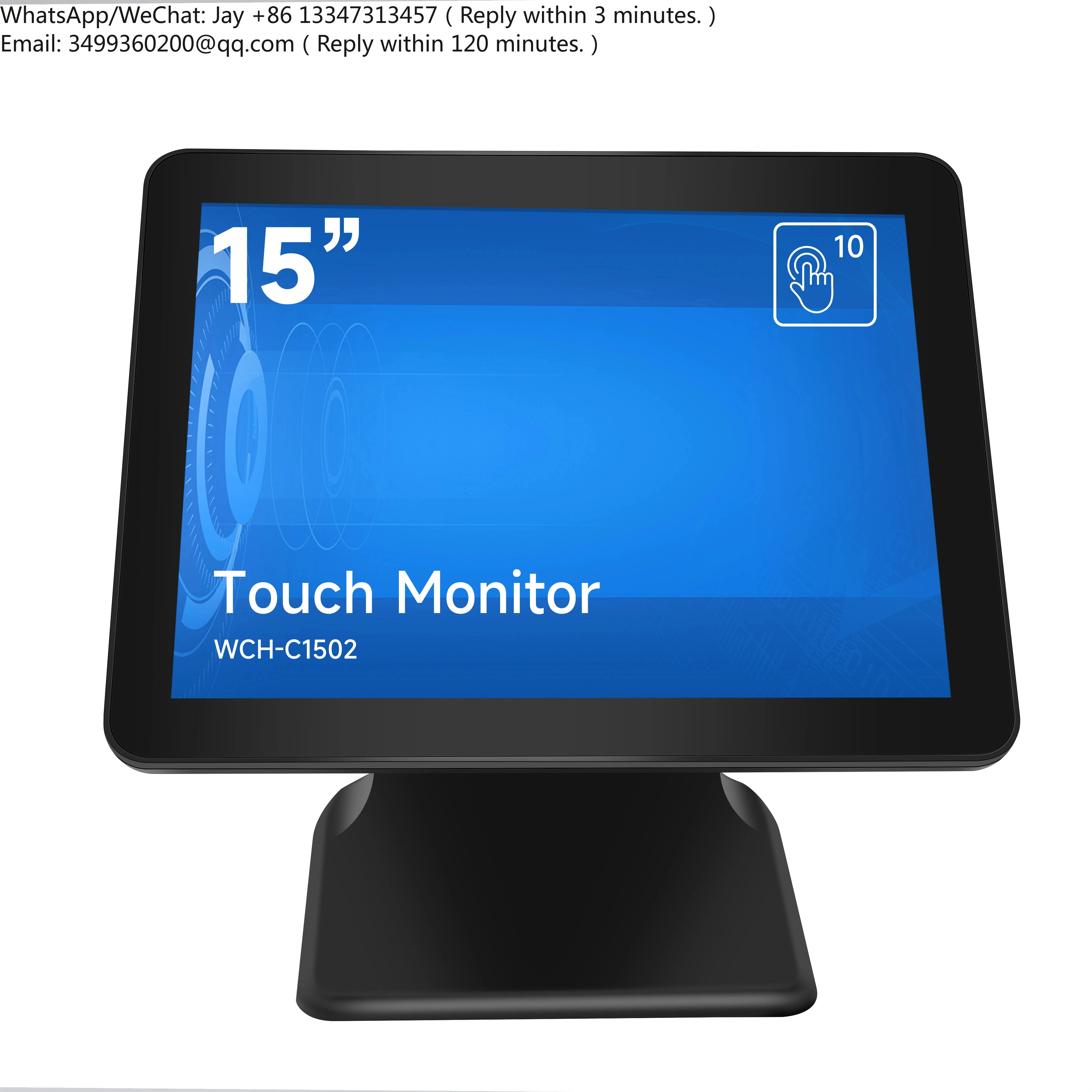 Factory Price 15-Inch Wall-Mounted FHD 10-Point Capacitive Touch Screen Monitor with USB Interface for Business POS Systems
Factory Price 15-Inch Wall-Mounted FHD 10-Point Capacitive Touch Screen Monitor with USB Interface for Business POS Systems
