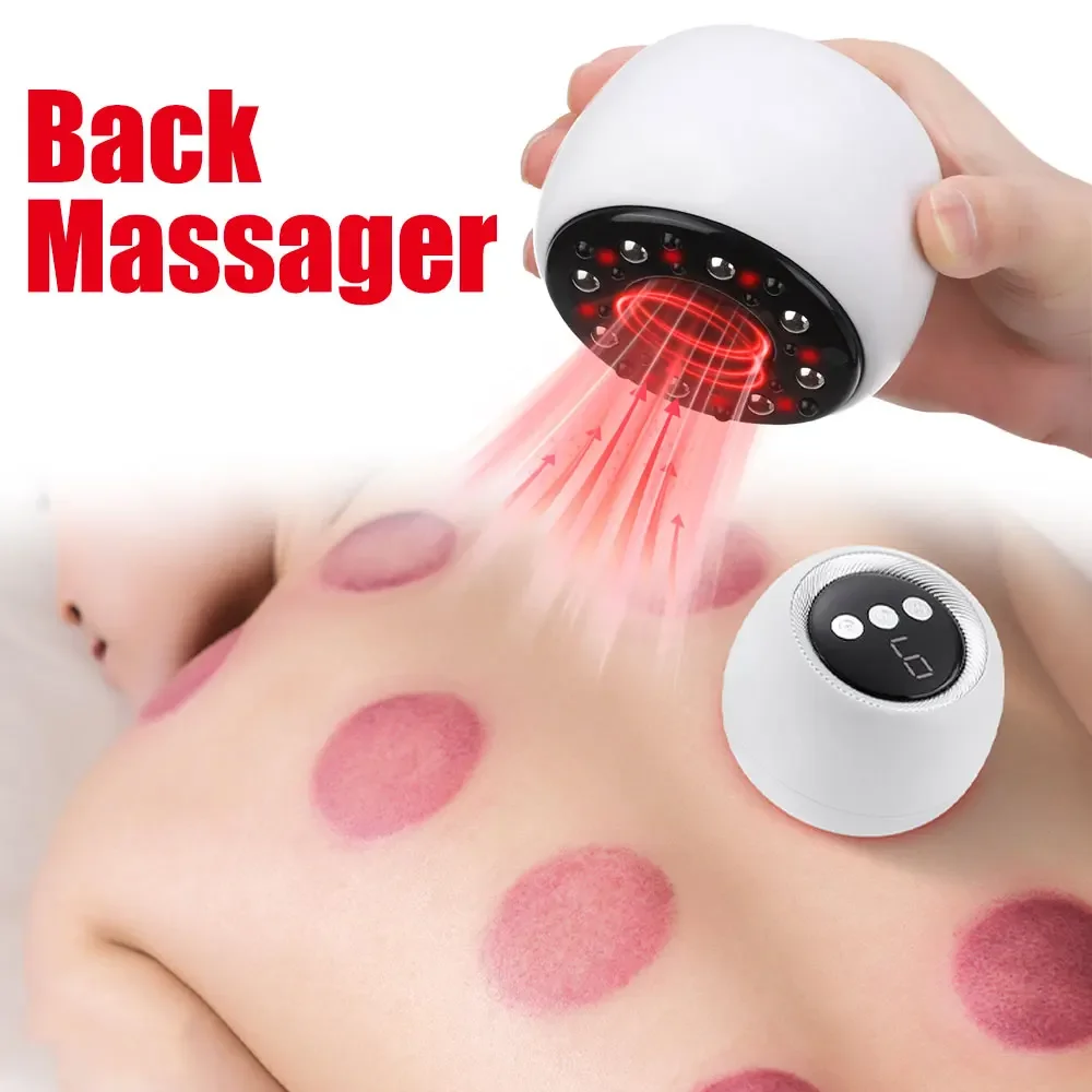 4 In 1 Back Massager Cupping LED Lights Hot Compress Negative Pressure Suction Guasha Electric 9 Gears Body Leg Massage Machine
4 In 1 Back Massager Cupping LED Lights Hot Compress Negative Pressure Suction Guasha Electric 9 Gears Body Leg Massage Machine