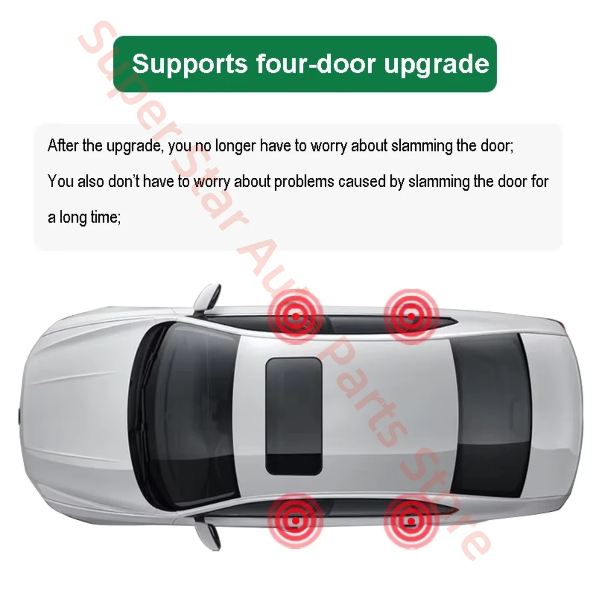 Автомобильный электрический дверной доводчик для Audi A6, A7, A8, E-tron, Q8, RS6, RS7, четырехдверный автоматический дверной доводчик, оригинальная установка
Автомобильный электрический дверной доводчик для Audi A6, A7, A8, E-tron, Q8, RS6, RS7, четырехдверный автоматический дверной доводчик, оригинальная установка