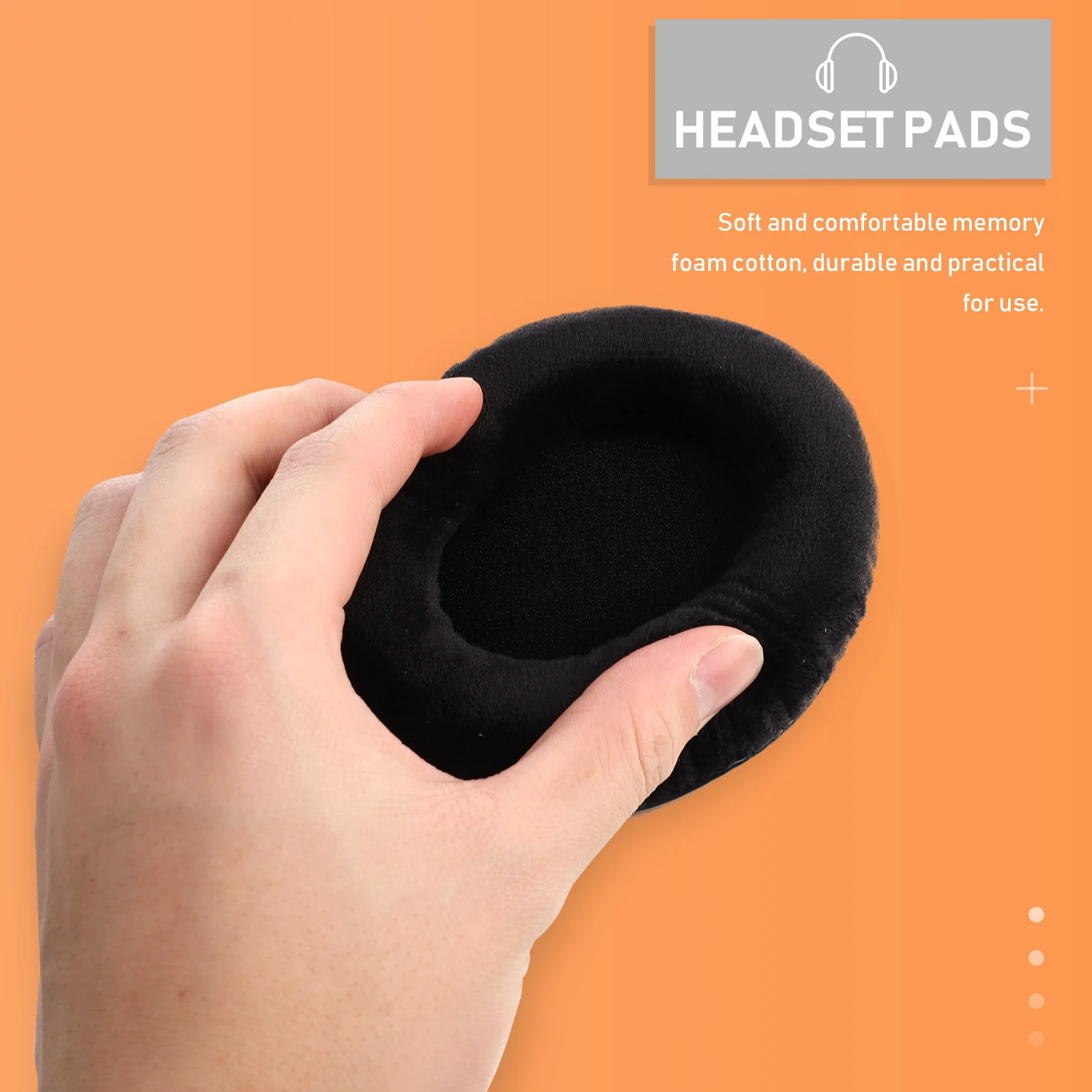 2 Pcs Headphone Memory Foam Velvet Cushion for DT880 T5P High Elastic Comfortable Long lasting Replaceable
2 Pcs Headphone Memory Foam Velvet Cushion for DT880 T5P High Elastic Comfortable Long lasting Replaceable