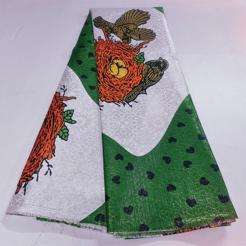 High Quality 5yards Jacquard Silk Fabric Fashion Clothing Shirt Jacquard Fabric for Dress African Jacquard Print Fabric P412-1
High Quality 5yards Jacquard Silk Fabric Fashion Clothing Shirt Jacquard Fabric for Dress African Jacquard Print Fabric P412-1