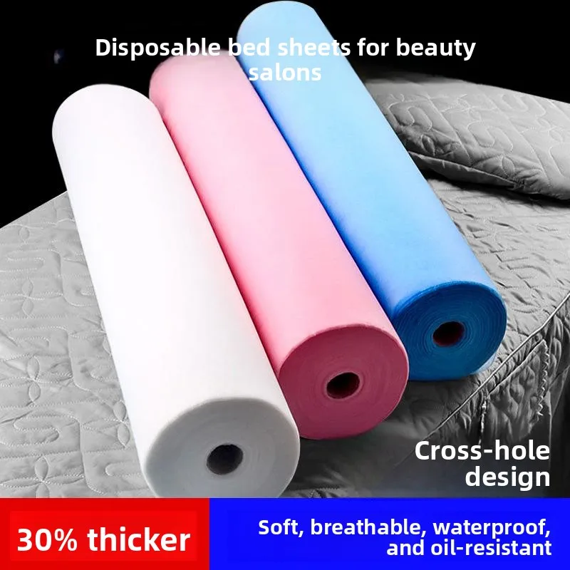 Disposable Thickened Non-woven Bedding for Beauty Salon Massage Bed Waterproof Oil-resistant Mattress Pad with Hole Roll
Disposable Thickened Non-woven Bedding for Beauty Salon Massage Bed Waterproof Oil-resistant Mattress Pad with Hole Roll