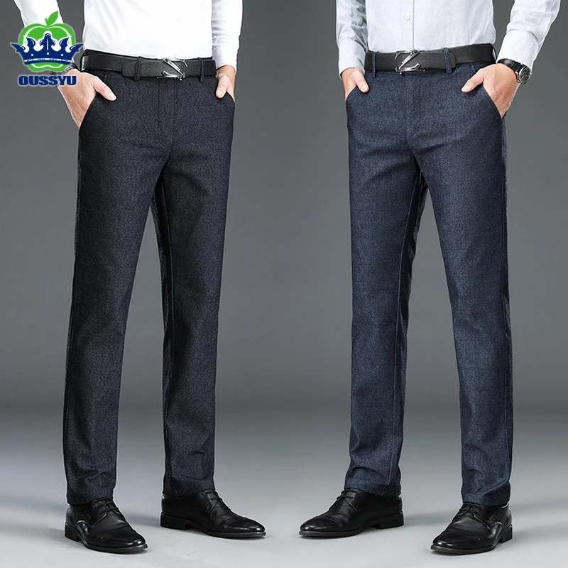 High Quality Autumn Winter Men‘s Suit Pants Dress Pant Business Office Black Blue Elastic Classic Trousers Male Big Size 30-38
High Quality Autumn Winter Men‘s Suit Pants Dress Pant Business Office Black Blue Elastic Classic Trousers Male Big Size 30-38