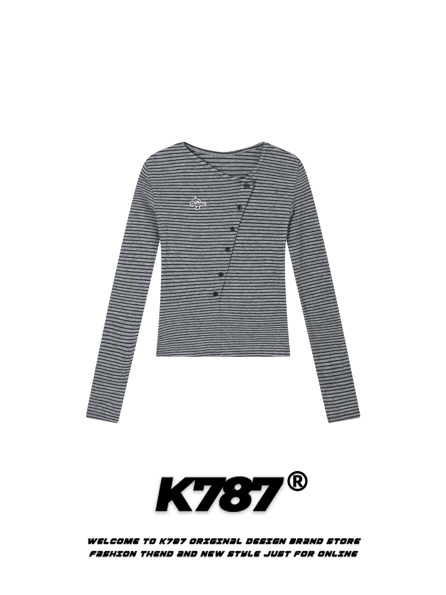 Slim Fit American Sle Long Sve T-irt Women's ort Top Y2K Striped Cross Ne Design Casual Spring Faion
Slim Fit American Sle Long Sve T-irt Women's ort Top Y2K Striped Cross Ne Design Casual Spring Faion