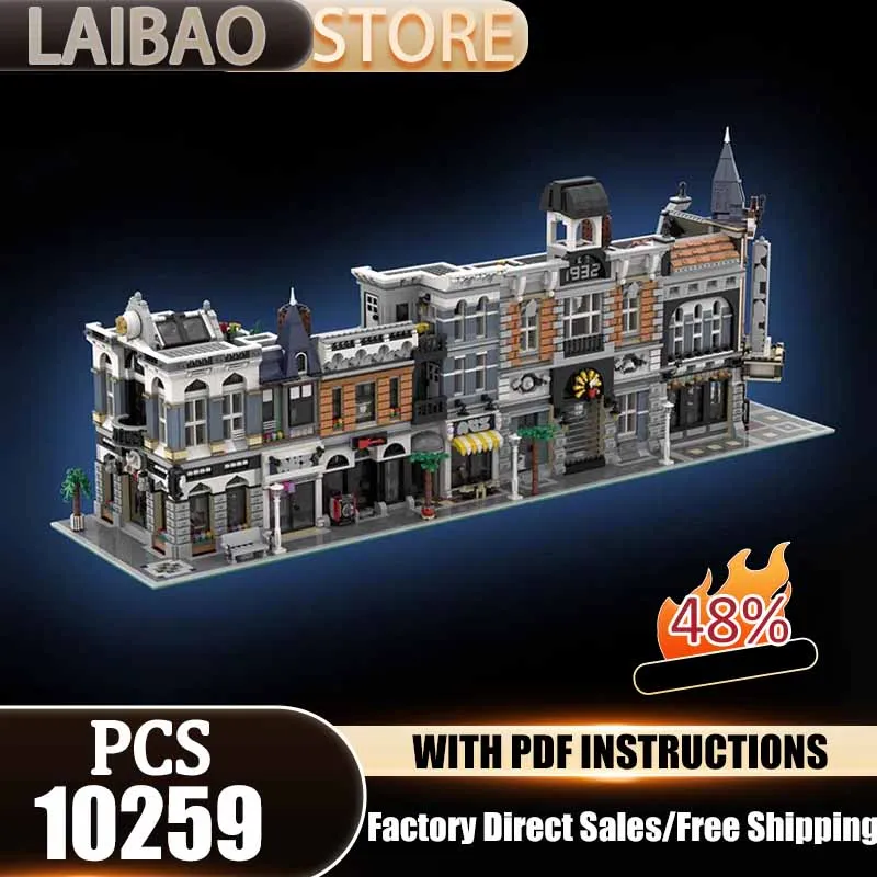 Набор строительных блоков City Model Moc 4-в-1: Комплект «Квадратная улица» с технологическими кирпичиками для самостоятельной сборки, праздничный набор игрушек, подарки
Набор строительных блоков City Model Moc 4-в-1: Комплект «Квадратная улица» с технологическими кирпичиками для самостоятельной сборки, праздничный набор игрушек, подарки