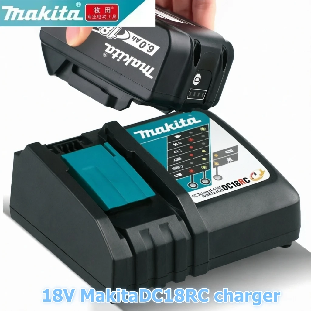 Original Makita Double-Port Fast Charger for 18V 14.4V Lithium Battery, Makita 18V Battery with Charger Multi-Port Charger Dock
Original Makita Double-Port Fast Charger for 18V 14.4V Lithium Battery, Makita 18V Battery with Charger Multi-Port Charger Dock