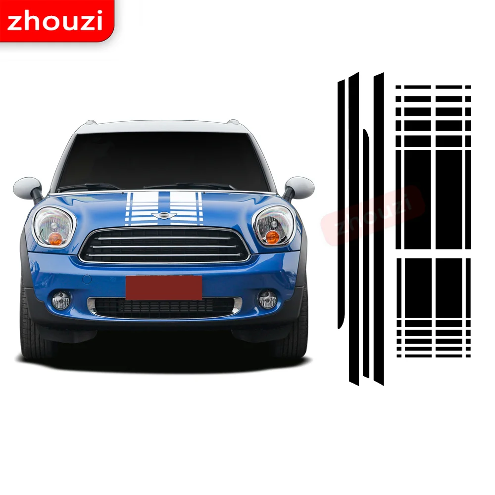 Car Hood Trunk Rear Side Skirt Racing Stripe Body Kit Decal Car Stickers For Mini Cooper Countryman R60 2013-2016 Accessories
Car Hood Trunk Rear Side Skirt Racing Stripe Body Kit Decal Car Stickers For Mini Cooper Countryman R60 2013-2016 Accessories