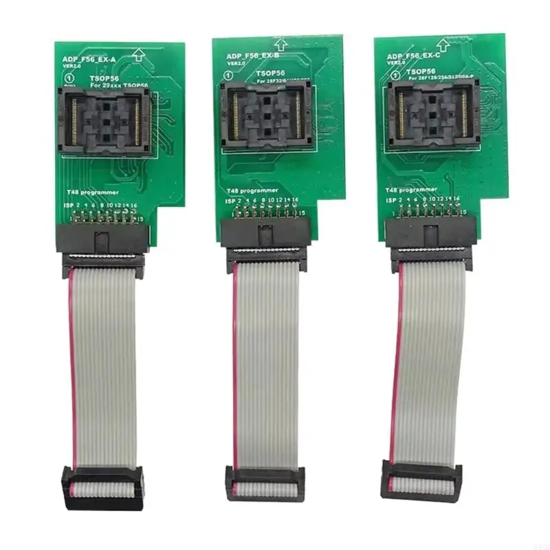 83CC Эффективный TSOP56 Adapter Adapter ADP_F56_EX A/B/C для программистов T48 Бесплано программирование чипа высоких точных
83CC Эффективный TSOP56 Adapter Adapter ADP_F56_EX A/B/C для программистов T48 Бесплано программирование чипа высоких точных