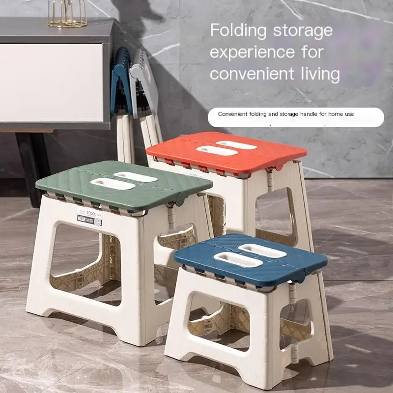 1Pcs Lightweight Folding Step Stool Multi Purpose Handheld Thickened Footstool Non-Slip Plastic Small Benches Kitchen
1Pcs Lightweight Folding Step Stool Multi Purpose Handheld Thickened Footstool Non-Slip Plastic Small Benches Kitchen